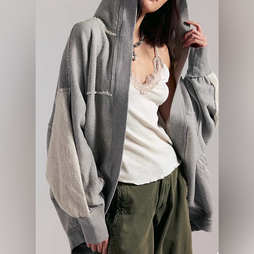 We the Free Forever Yours Cardigan, grey, Large